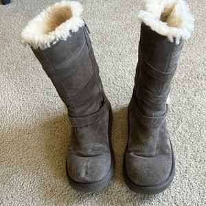 Grey Ugg boots Maddi three buckles